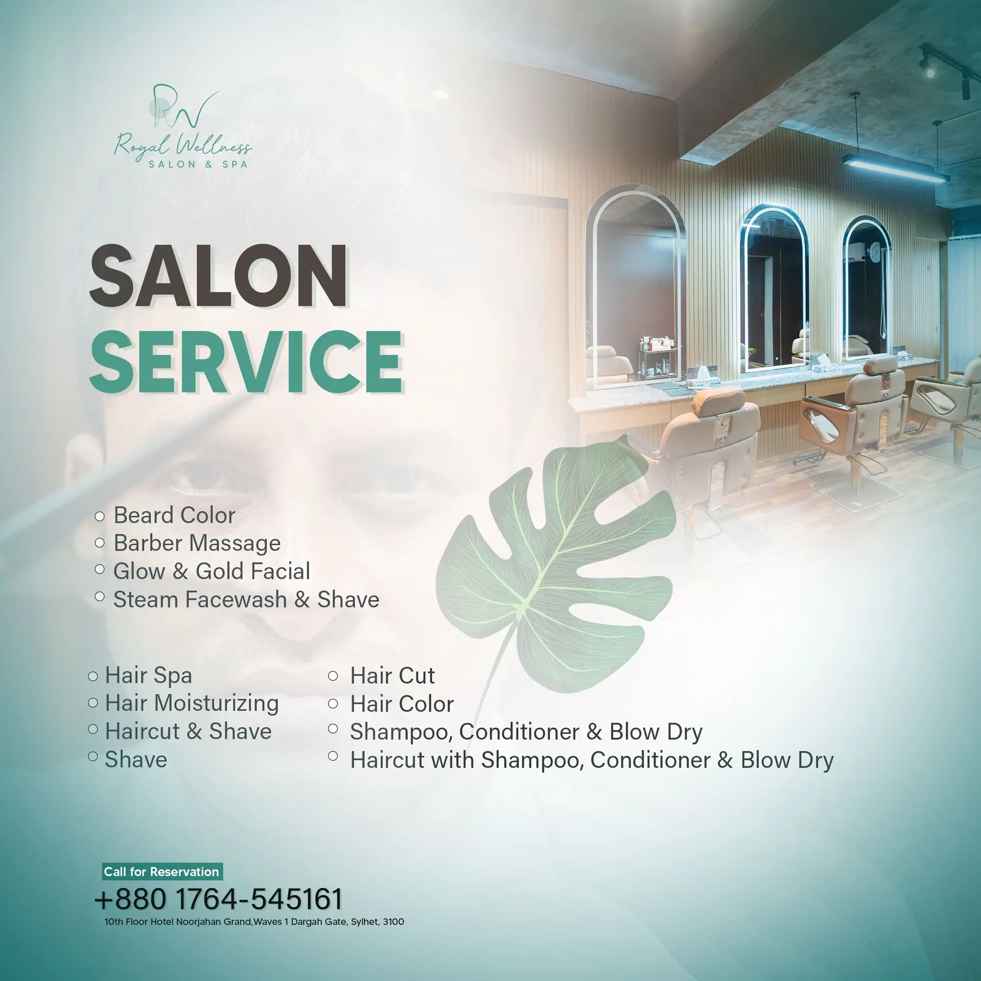 Salon Service RoyalwellnessBD