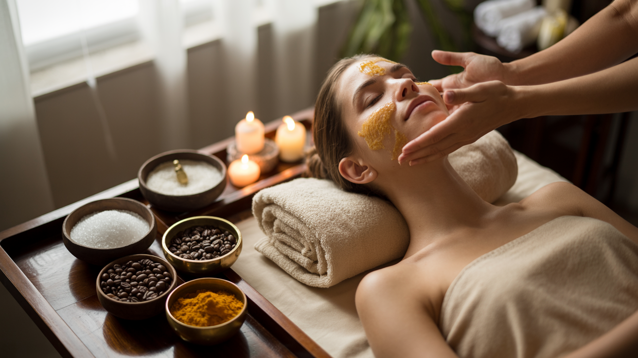 Get a Facial & Body Scrub