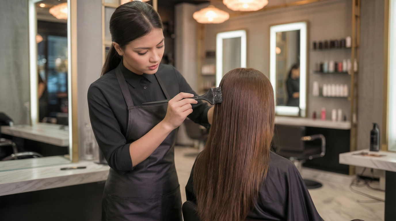 Salon Hair Color Services in Bangladesh