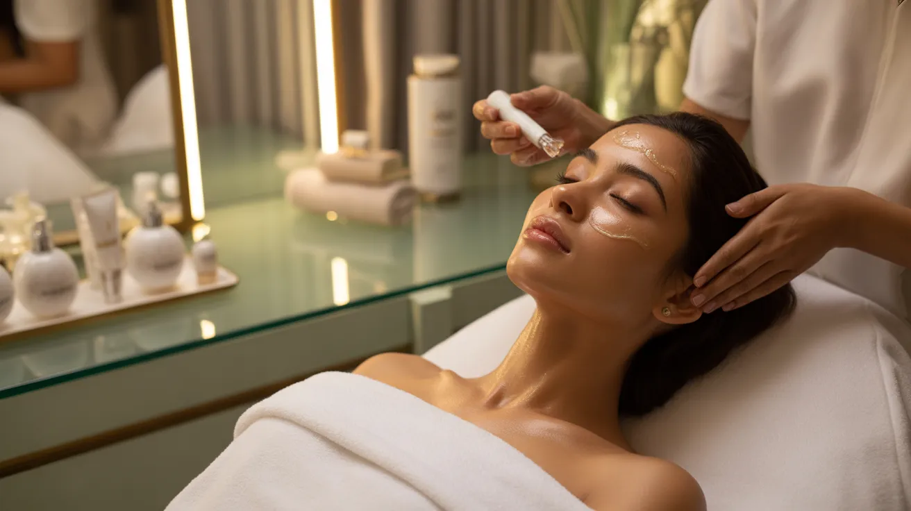 - Luxury Glow Facial Bangladesh therapy highlighting smooth, glowing complexion