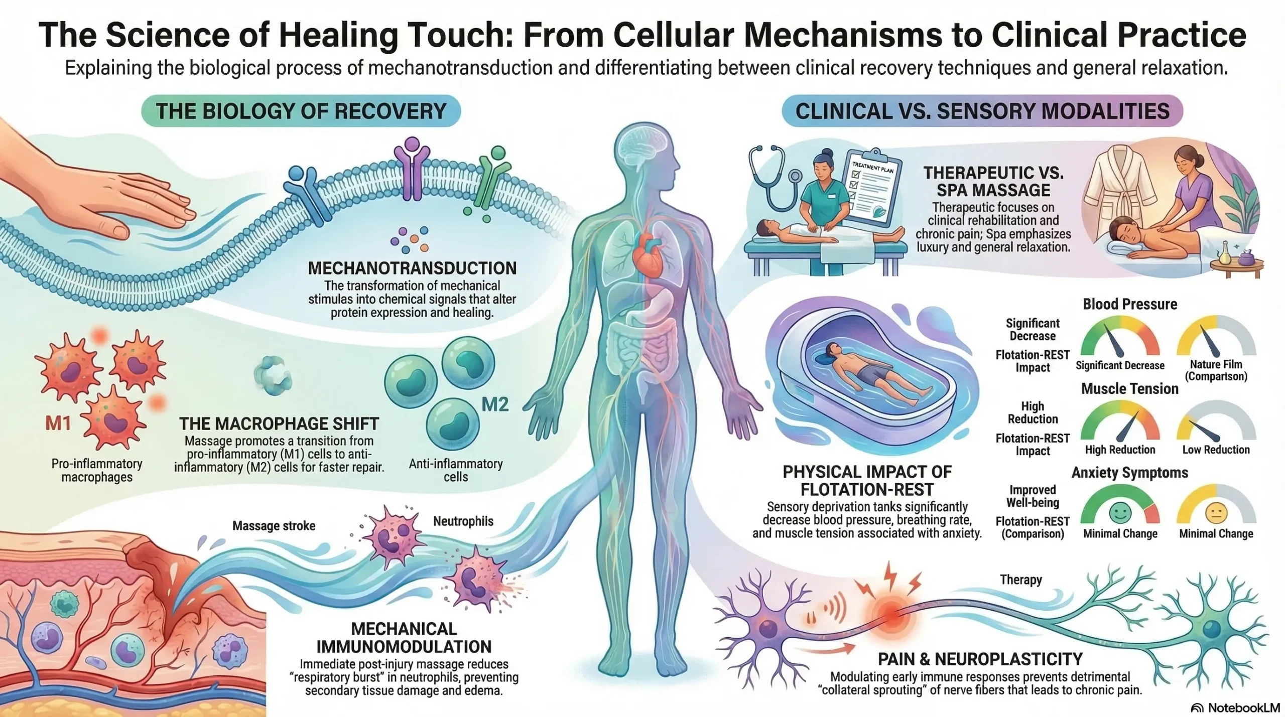Relaxing deep tissue massage for muscle recovery and stress relief in a calming spa environment