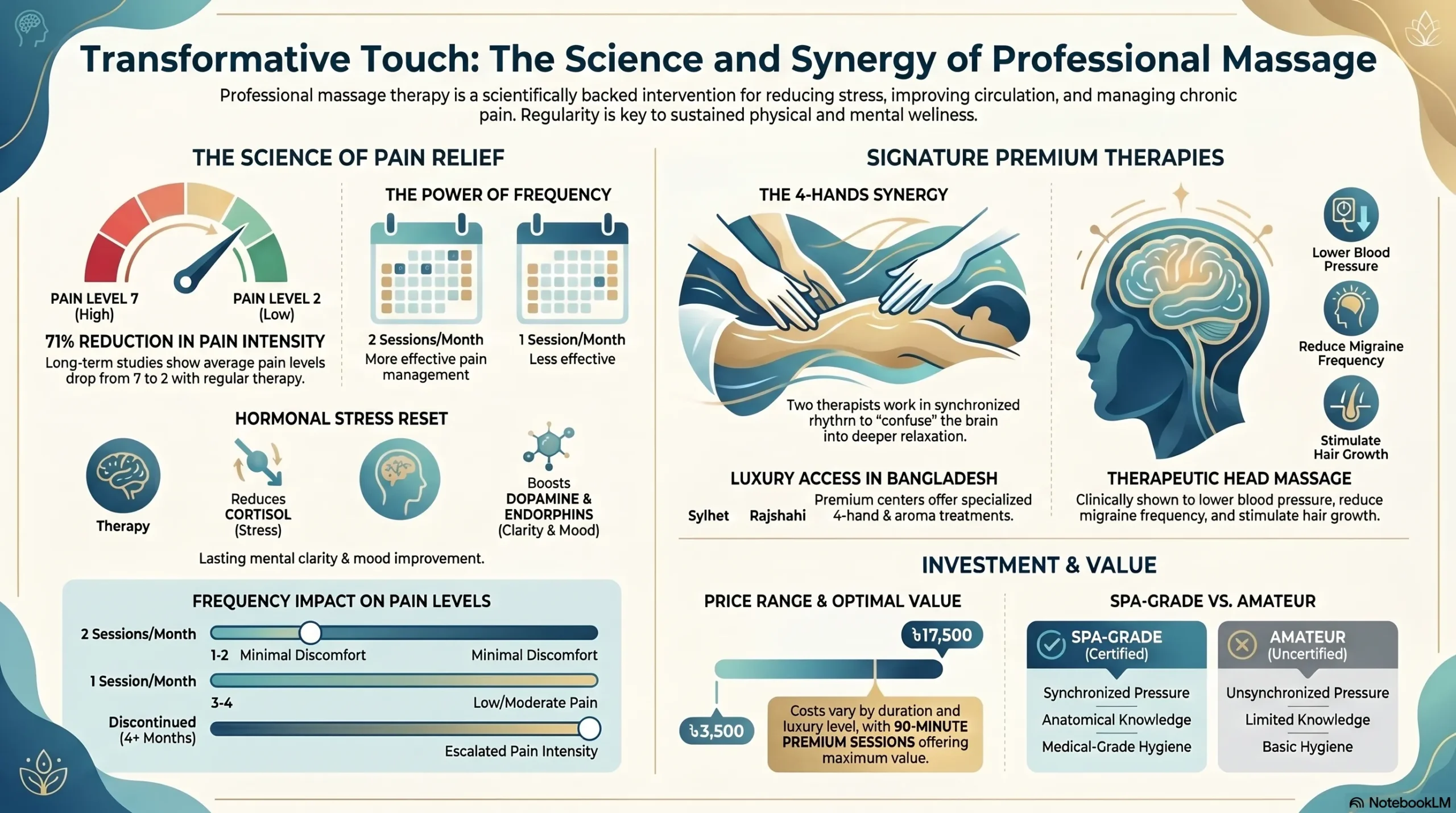Relaxing neck, shoulder, and head massage session for mental calm and body wellness in Bangladesh