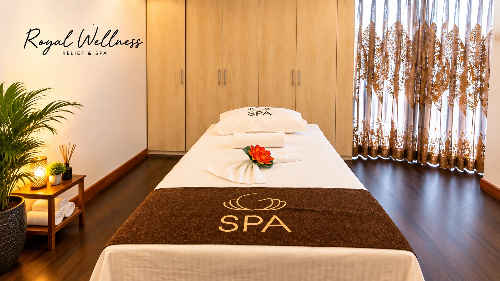 Professional massage therapist providing relaxation therapy at Royal Wellness Sylhet